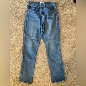 Madewell High Rise Slim Boyjean